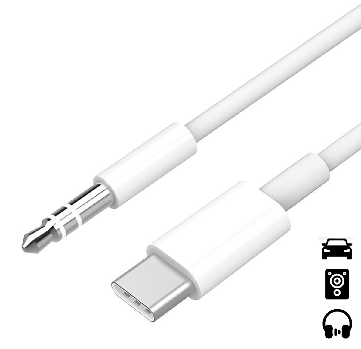 handywest Kompatibel USB Type-C Audio Adapter Aux 3,5mm Klinke für He